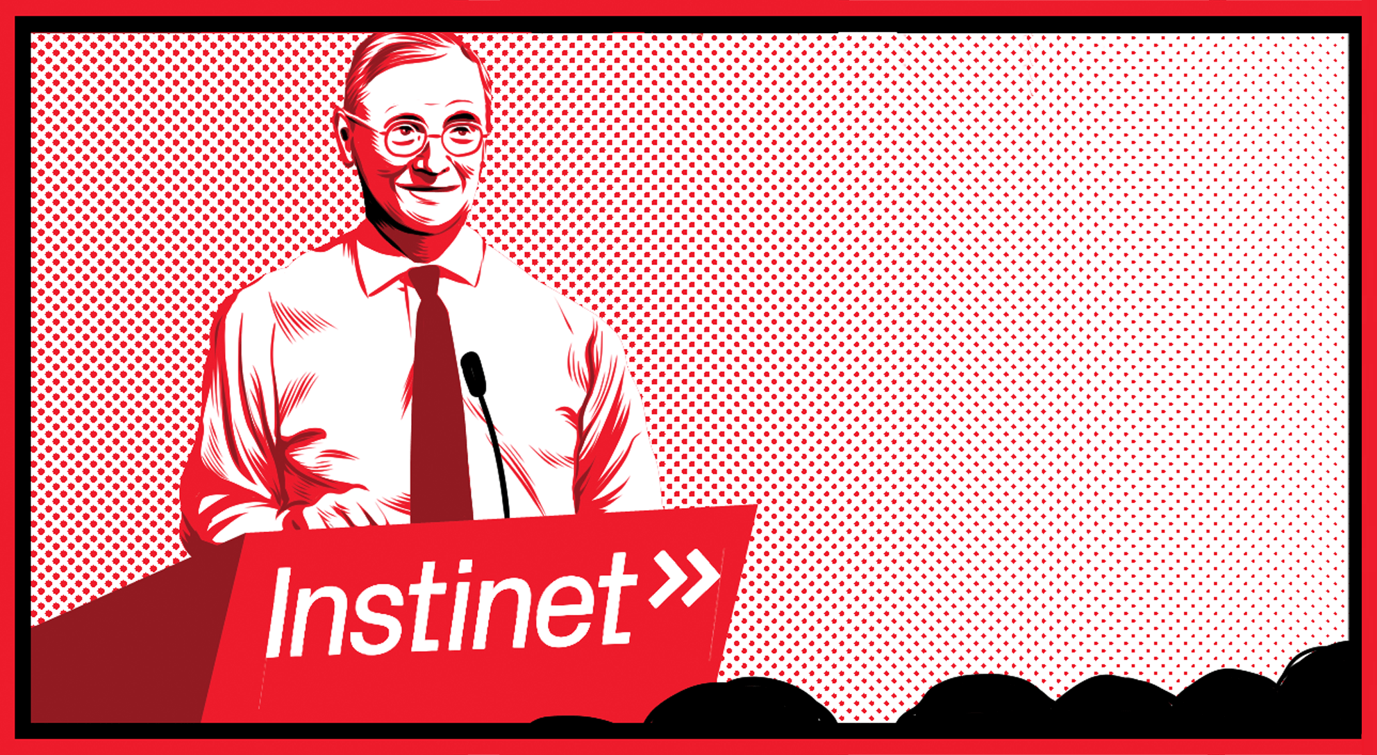 A research analysts presents from a podium: There are reasons to buy stocks or use particular strategies, but there are always underlying risks that investors aren’t aware of.