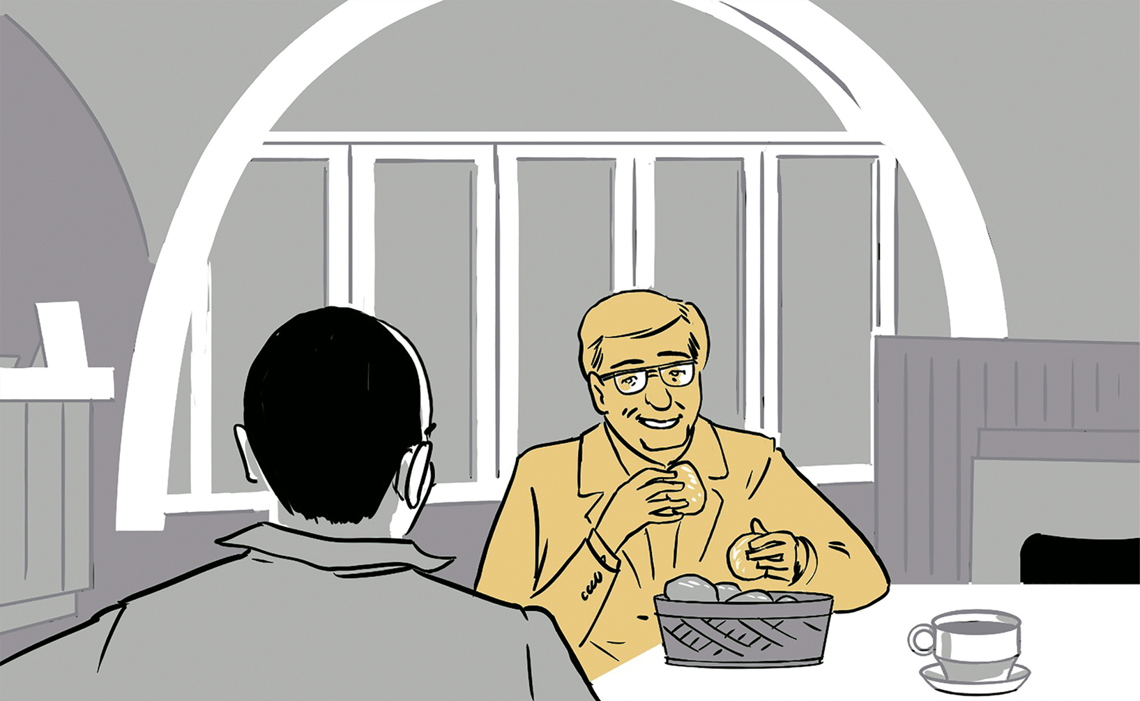 Herbert responds: Directly with each other? You mean outside the exchange?” Jerome answers: Exactly! Outside the exchange!