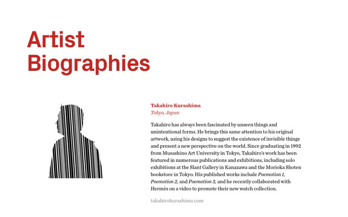 Artist's Biographies